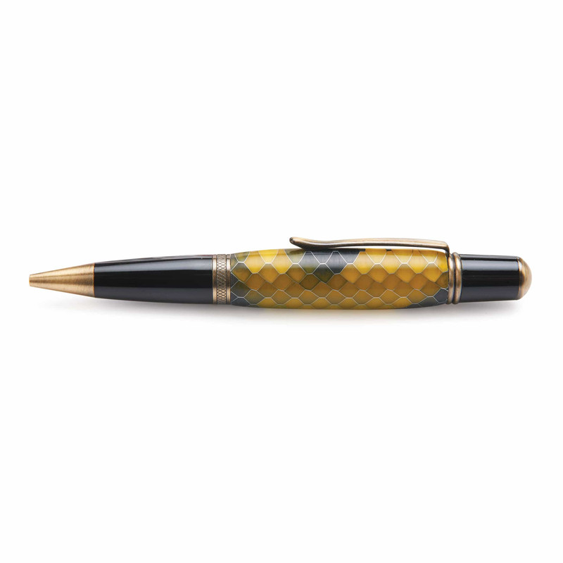 Wall Street II Ballpoint Pen Kit - Finish:Antique Gold